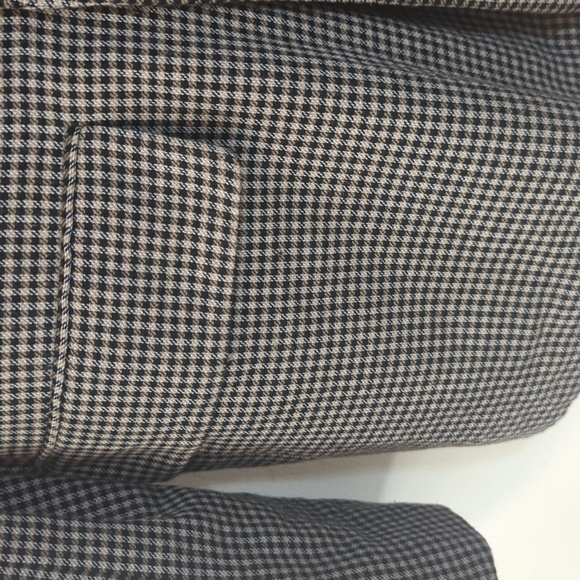 Zara Double Oversized Breasted Checkered Blazer XS - Picture 9 of 16